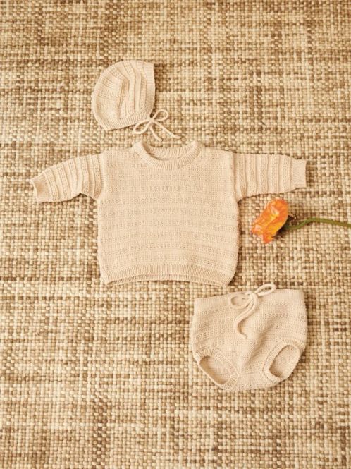 Hovedbilde 2407_01 Fillip Sweater, Diaper Pants & Bonnet ...