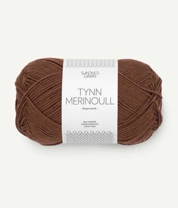 Hovedbilde UT Tynn Merinoull 3073 Chocolate Brown