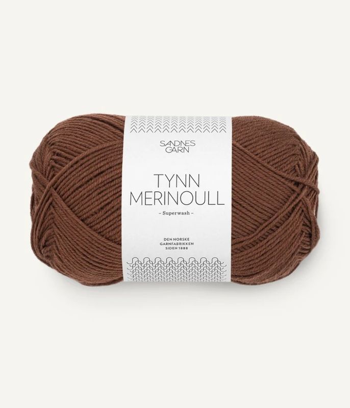 Tynn Merinoull 3073 Chocolate Brown