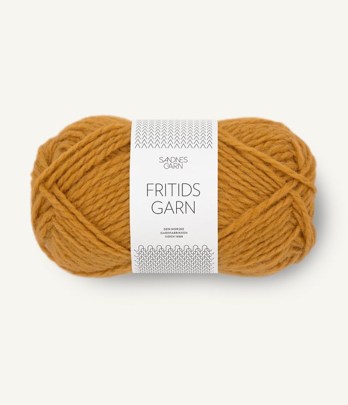 Fritidsgarn 2335 Mustard