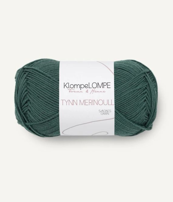 Hovedbilde 7271 KlompeLOMPE Tynn merinoull Sjøsmaragd 