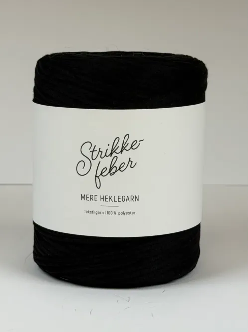 Hovedbilde Mere Heklegarn 19 Svart