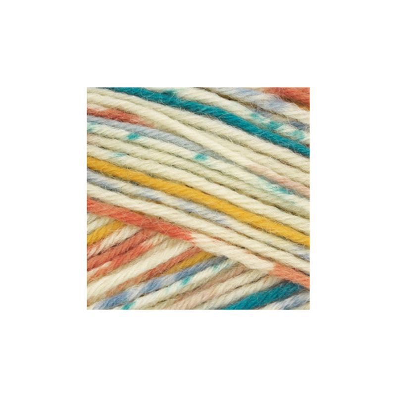 Rebell 9406 Oransje/Lys turkis print